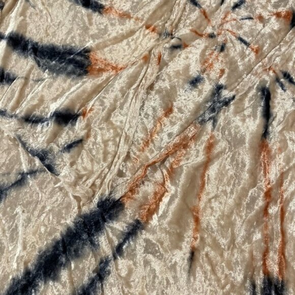 NWT Free People Serious Swagger Tie Dye Velvet Long Lines Midi Skirt Siz… - Picture 3 of 10